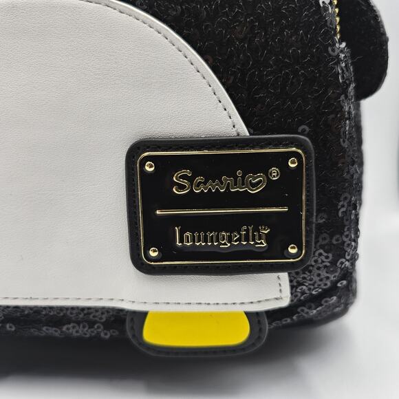 Loungefly Sanrio Hello Kitty and Friends Badtz Maru Sequins Mini Backpack Bag - Picture 10 of 16